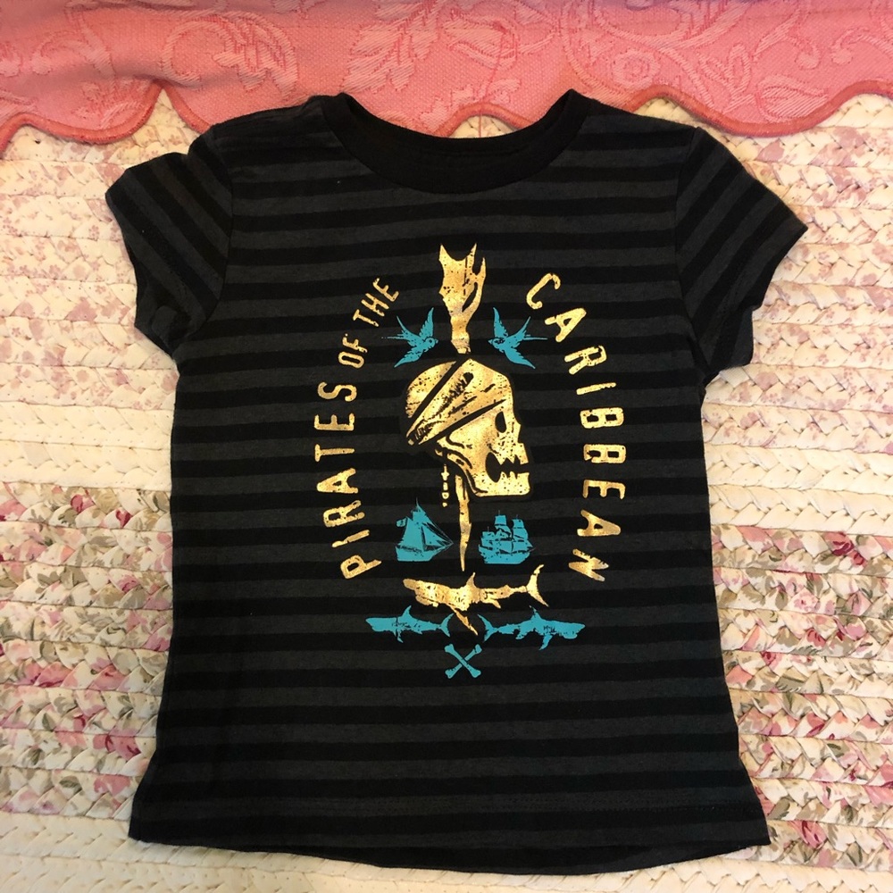 NWOT Disney girls shirt XS 4 pirates of Caribbean